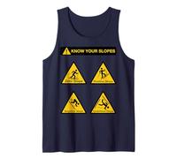 Divertido Nerd Conoce Tus Pistas Álgebra Geometría Matemáticas Profesor Camiseta sin Mangas