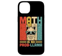 Divertido Nerd Math is No Prob-Llama Pi Day Matemáticas Profesor Retro Carcasa para iPhone 14 Plus