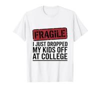 Divertido Nido vacío - Diseño frágil para Padres universitarios Camiseta