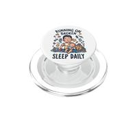 Divertido niño Cansado Nuevo papá Corriendo en el sueño Roto Diario PopSockets PopGrip para MagSafe