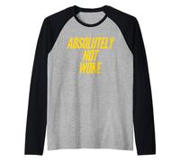 Divertido No Despertó Humor Anti-Woke Libertad de expresión Amante de la Libertad de expresión Camiseta Manga Raglan