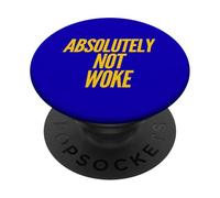 Divertido No Despertó Humor Anti-Woke Libertad de expresión Amante de la Libertad de expresión PopSockets PopGrip Adhesivo