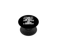 Divertido No me Dejes Caer en la tentación oh Infierno Solo PopSockets PopGrip Adhesivo