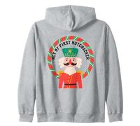Divertido no mi Primer Cascanueces Navidad Ballet Bailarina Meme Sudadera con Capucha