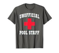 Divertido NO OFICIAL PERSONAL DE LA PISCINA Gym Bros Vacay Swim Cruise Camiseta
