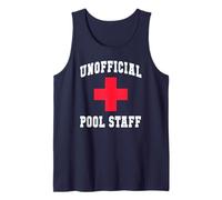 Divertido NO OFICIAL PERSONAL DE LA PISCINA Gym Bros Vacay Swim Cruise Camiseta sin Mangas