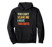 Divertido No Puedes Scare Me Tengo Dos Chicos Sarcástico Vintage Sudadera con Capucha