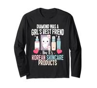Divertido Novia Esposa San Valentín Korean Skin Care Manga Larga