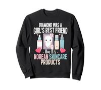 Divertido Novia Esposa San Valentín Korean Skin Care Sudadera