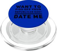 Divertido Novio Anti-Republicano Novia Humor Política PopSockets PopGrip para MagSafe