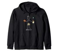 Divertido observador de Aves para Hombre, pájaro, Chico, observación de Aves Sudadera con Capucha