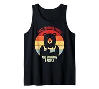 Divertido Odio A La Gente Matutina Y Las Mañanas Café Camiseta sin Mangas