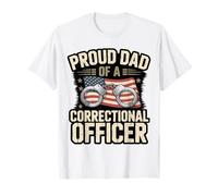 Divertido Oficial Correccional Papá Correcciones Apreciación Camiseta
