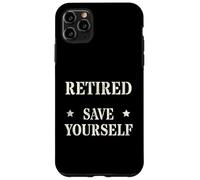 Divertido Oficial Jubilado Save Yourself Policía Seguridad Militar Carcasa para iPhone 11 Pro MAX