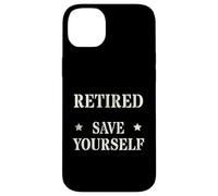 Divertido Oficial Jubilado Save Yourself Policía Seguridad Militar Carcasa para iPhone 14 Plus