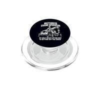 Divertido Operador de Grúa Jubilación Humor de Levantamiento Pesado PopSockets PopGrip para MagSafe