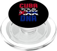 Divertido Orgullo de la Bandera de Cuba ADN Amor Cubano Americano Broma Orgullosa PopSockets PopGrip para MagSafe