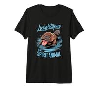 Divertido Ornitorrinco Humor Lickalottapus Es Mi Animal Espíritu Camiseta Premium
