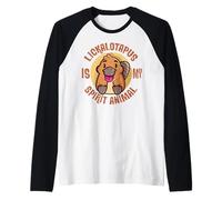 Divertido ornitorrinco Lickalotapus es mi espíritu animal Camiseta Manga Raglan