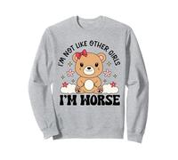 Divertido Oso de Peluche Kawaii I'm Not Like Other Girls I'm Worse Sudadera