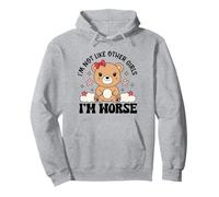 Divertido Oso de Peluche Kawaii I'm Not Like Other Girls I'm Worse Sudadera con Capucha