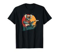 Divertido Oso Koala con Guitarra eléctrica para niños y niñas Camiseta