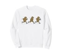 Divertido Oso Oso para Correr sarcástico Running Bear Runner Sudadera
