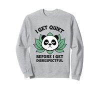 Divertido Oso Panda gruñón, Regalo de Animal para Hombres, Mujeres y niños Sudadera
