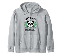 Divertido Oso Panda gruñón, Regalo de Animal para Hombres, Mujeres y niños Sudadera con Capucha
