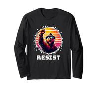 Divertido oso resistente a la camisa resistente a la Manga Larga