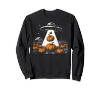 Divertido OVNI Invasión Calabaza Alien Meme Ciencia Ficción Sudadera