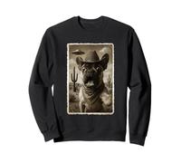 Divertido OVNI y Cowboy Bulldog Francés Alien Selfie Sudadera