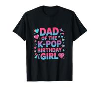 Divertido Padre de Familia de la cumpleañera de K-Pop Camiseta