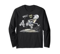 Divertido Padre Hijo Dirt Bike Motocross Montar Humor Manga Larga
