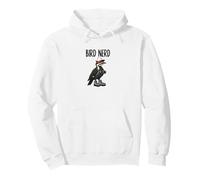 Divertido pájaro Nerd Viendo pájaro Carpintero apilado Naturaleza Arte Sudadera con Capucha