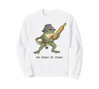 Divertido Panadero de Ranas Que horneamos al Amanecer Sudadera