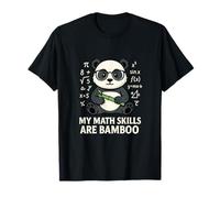 Divertido Panda Matemáticas Álgebra Geometría Nerd Humor Camiseta