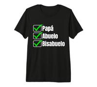 Divertido Papá Abuelo Bisabuelo Anuncio Embarazo Abuelos Camiseta Premium