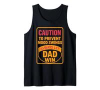 Divertido Papá Día del Padre Broma Deja que papá gane la noche de juegos familiares Camiseta sin Mangas