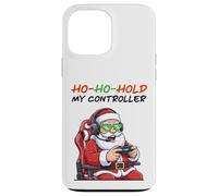 Divertido Papá Noel Gamer Navideño Ho Ho Hold My Controller Carcasa para iPhone 13 Pro MAX