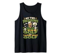 Divertido Papá Padre Golf Golf Golfista Chistes Humor Humor Camiseta sin Mangas