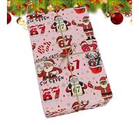 Divertido papel de regalo de Navidad de 67 memes, hoja de papel de regalo de Navidad, rollo de papel de regalo para cumpleaños, Halloween, vacaciones, Año Nuevo, fiesta, hogar, familia, amigos, niños