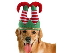 Divertido para Mascotas: Diadema elástica Ajustable para de Perro, Accesorio de Ropa de Navidad, caprichoso y | Dress Up for Holiday Party, Christmas Celebration, Costume Drama Show