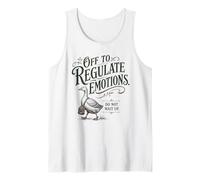 Divertido para Regular Las emociones no esperes Camiseta sin Mangas