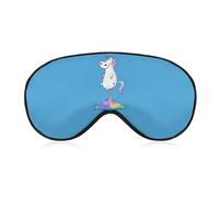 Divertido parche para los ojos de unicornio que se tiran pedos, antifaz para dormir para hombres, mujeres, adolescentes, niños, cubierta de sombra de ojos para dormir por la noche, comodidad para