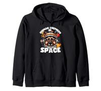 Divertido Pastor Alemán Diseño Espacio Pastor Alemán Amante Sudadera con Capucha
