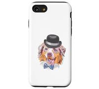 Divertido pastoreo de pastores australianos - Divertido perro con sombrero Carcasa para iPhone SE (2020) / 7 / 8
