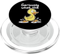 Divertido Pato Diciendo Amante del Patito en Serio lo Que el Pato PopSockets PopGrip para MagSafe