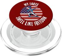 Divertido patriótico: mis pedos huelen a la bandera estadounidense de la libertad PopSockets PopGrip para MagSafe
