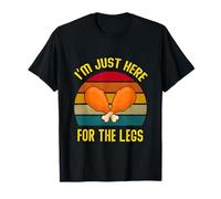 Divertido Pavo Retro Acción de Gracias I'm Just Here For The Legs Camiseta